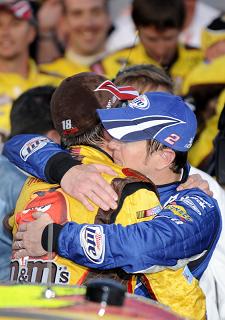 Busch Brothers in Victory Lane - 2009 Shelby 427 